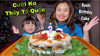 Bánh Sinh Nhật Sushi Hải Sản Lần Đầu Mẹ Làm Mừng Sinh Nhật Sa 3 Tuổi #450