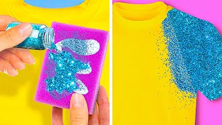 TRASH INTO TREASURE || SIMPLE WAYS TO DECORATE YOUR OLD T-SHIRT