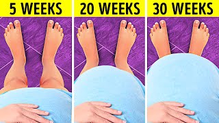 FUNNY PREGNANCY MOMENTS AND SMART LIFE HACKS