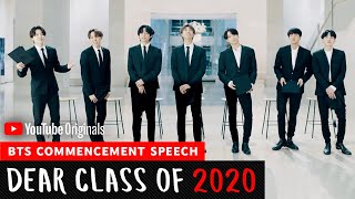 BTS Commencement Speech | Dear Class Of 2020