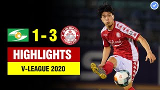Highlights SLNA 1-3 TP HCM | Công Phượng tỏa sáng rực rỡ - TP HCM đè bẹp SLNA | V-league 2020