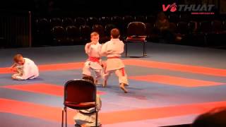 Màn trình diễn của 3 cậu bé vô địch giải Karate thế giới 2014 tại Bremen